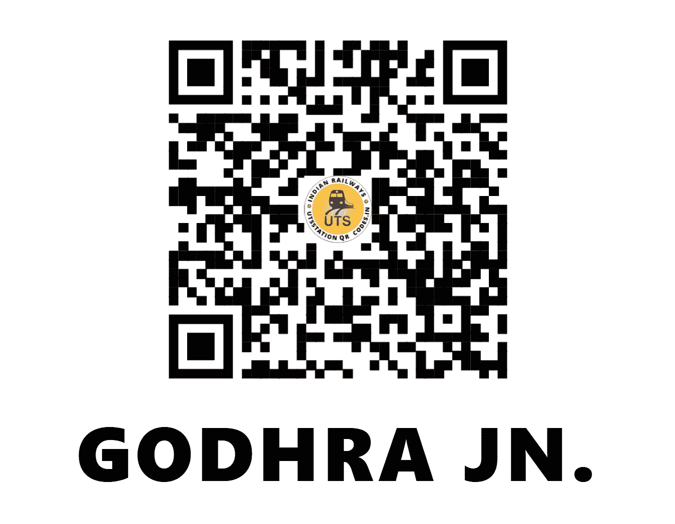 UTS QR Code for GODHRA JN. - GDA - WR (GUJARAT)