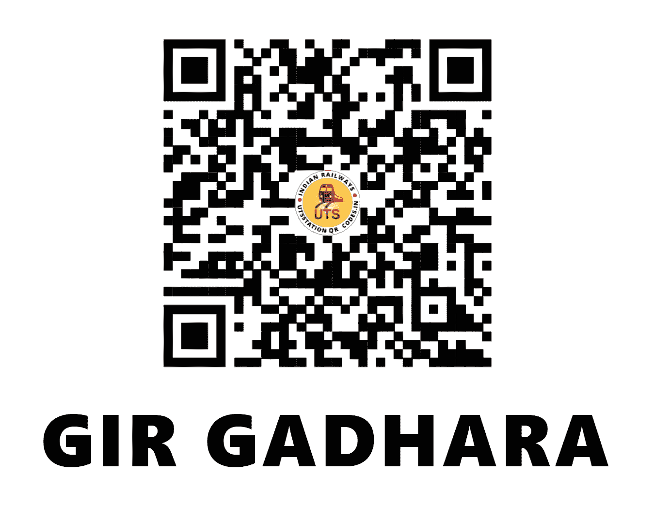 UTS QR Code for GIR GADHARA - GEG - WR (GUJARAT)
