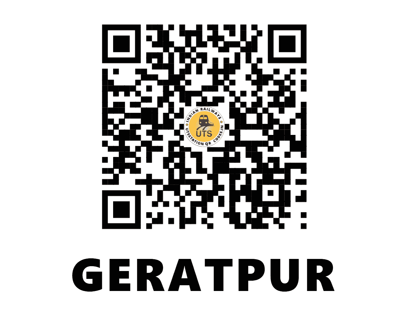 UTS QR Code for GERATPUR - GER - WR (GUJARAT)