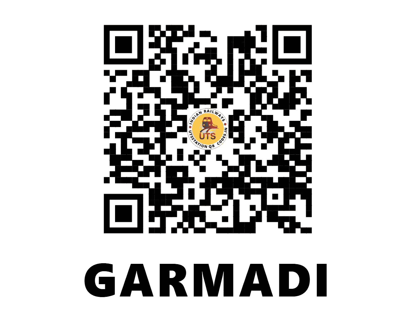 UTS QR Code for GARMADI - GM - WR (GUJARAT)