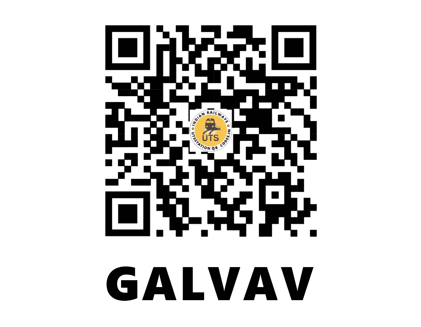 UTS QR Code for GALVAV - GVV - WR (GUJARAT)