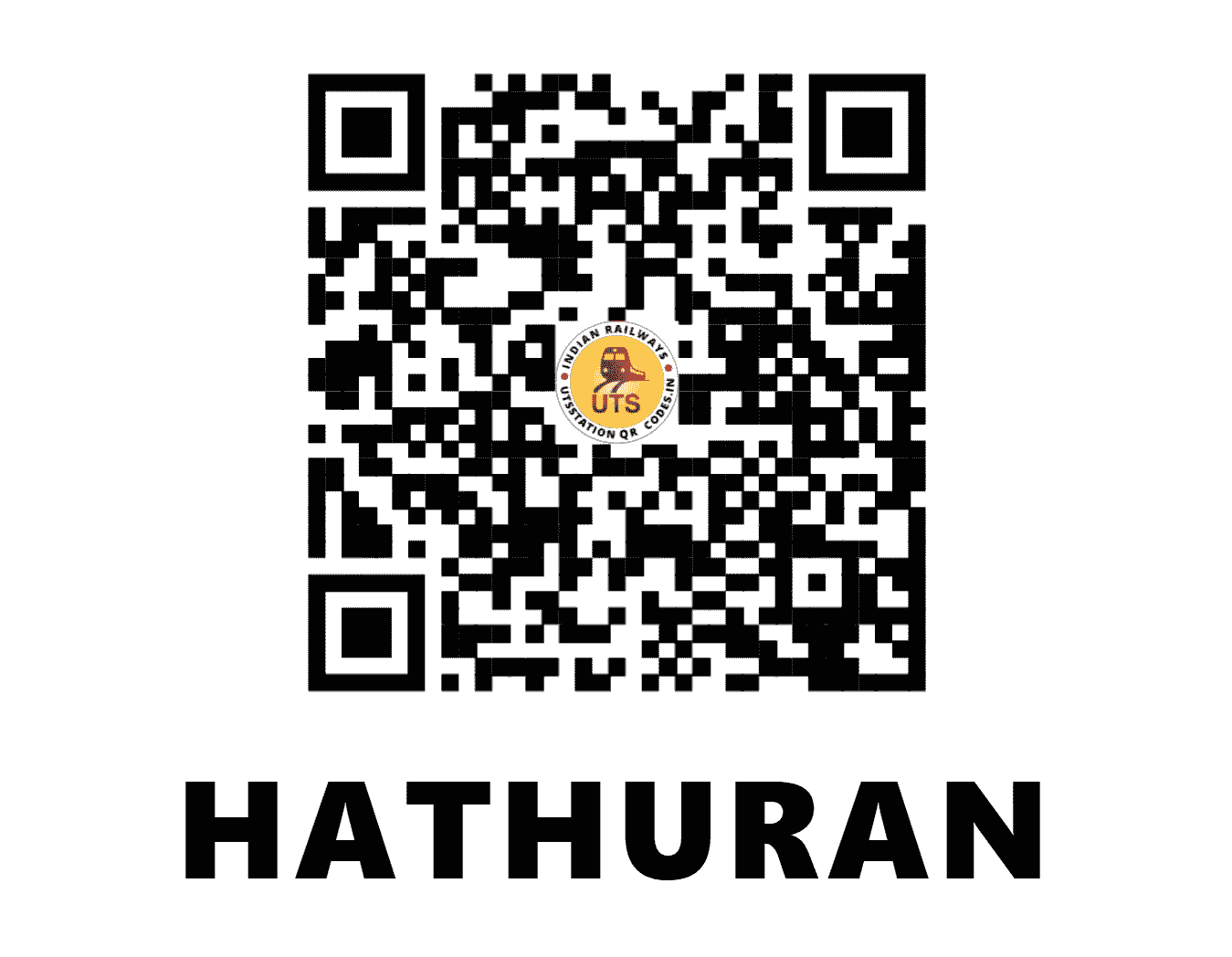 UTS QR Code for HATHURAN - HAT - WR (GUJARAT)