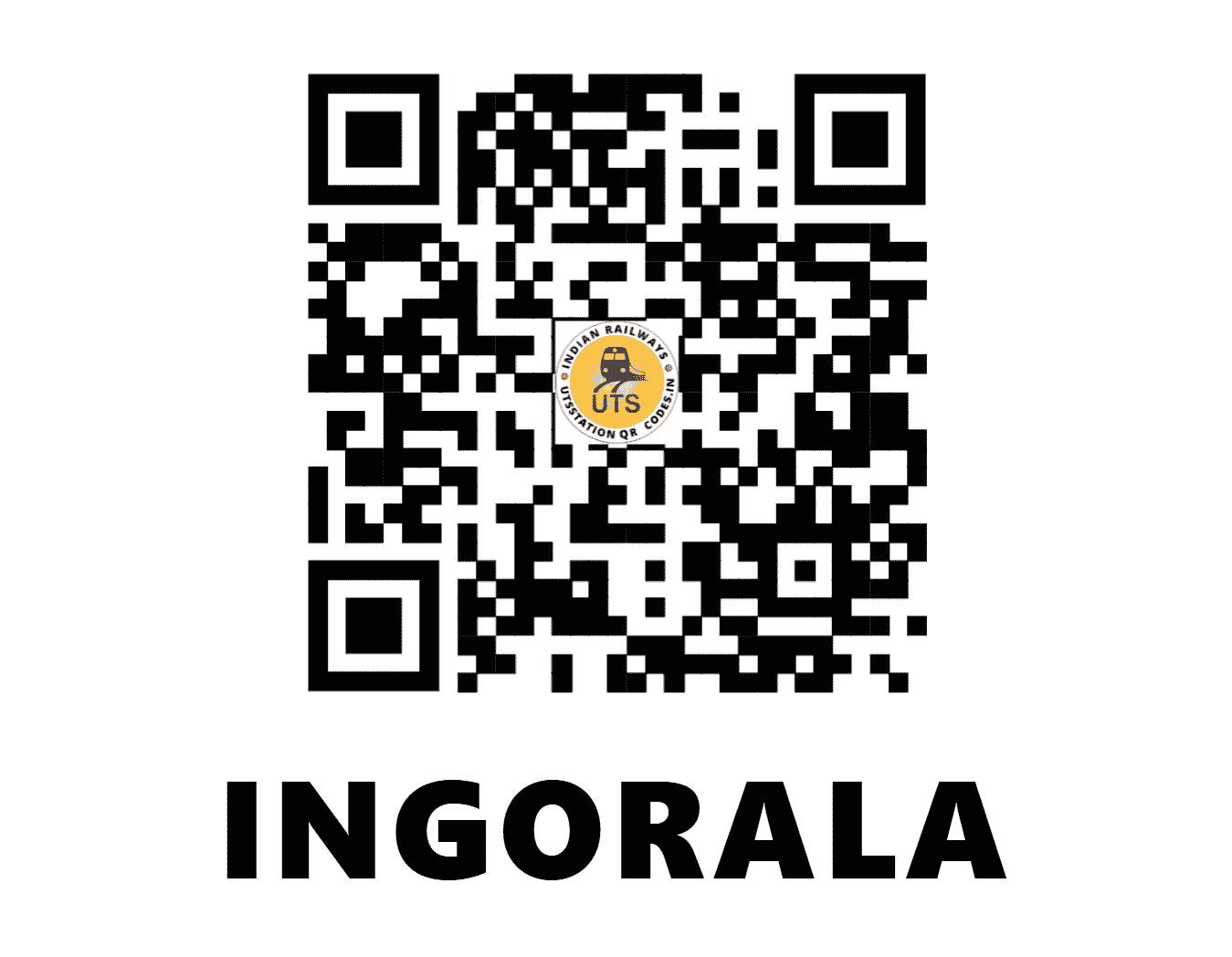 UTS QR Code for INGORALA - IGRL - WR (GUJARAT)