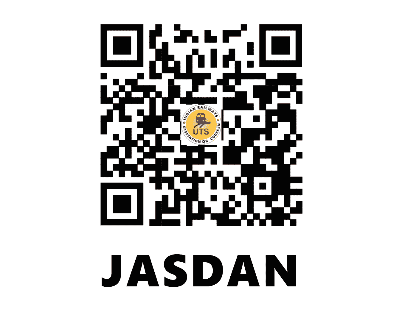 UTS QR Code for JASDAN - JAS - WR (GUJARAT)