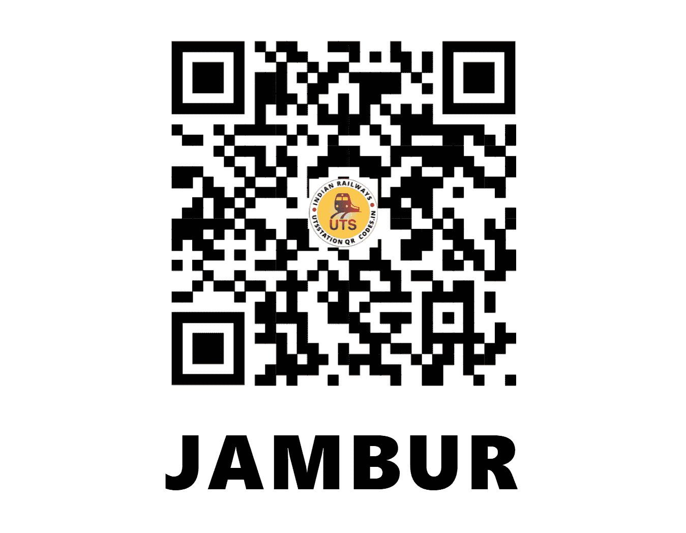 UTS QR Code for JAMBUR - JBB - WR (GUJARAT)