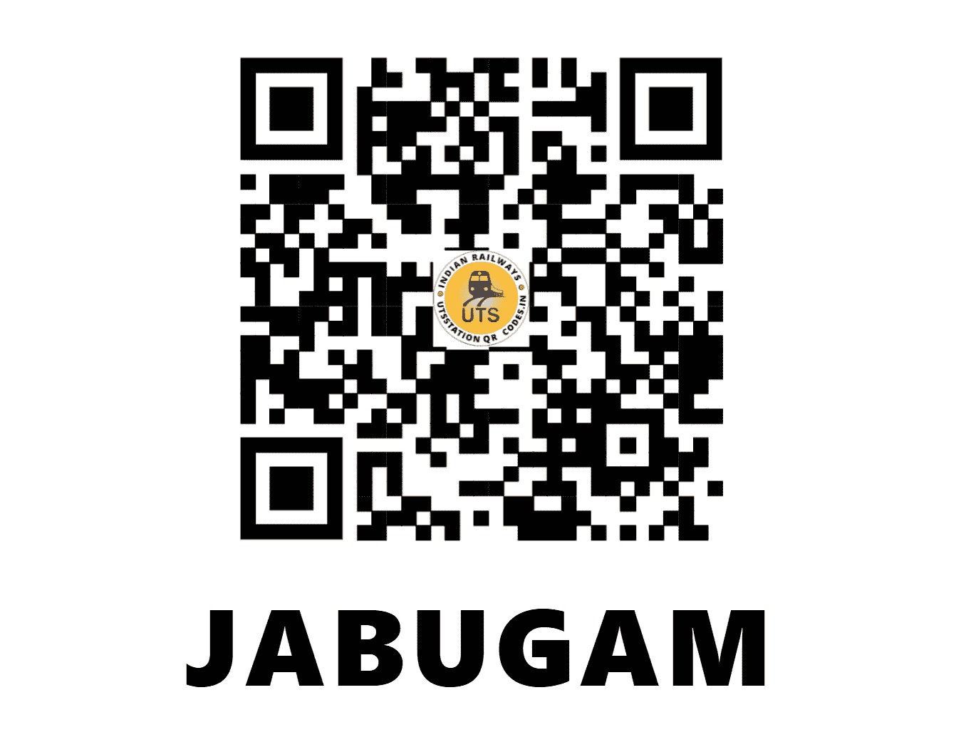 UTS QR Code for JABUGAM - JBU - WR (GUJARAT)