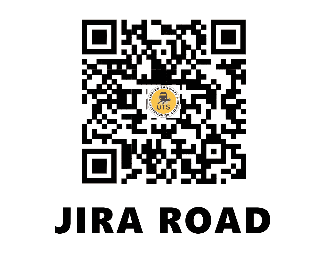 UTS QR Code for JIRA ROAD - JIR - WR (GUJARAT)
