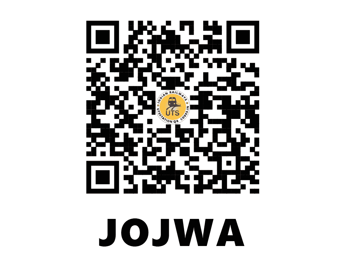 UTS QR Code for JOJWA - JJW - WR (GUJARAT)