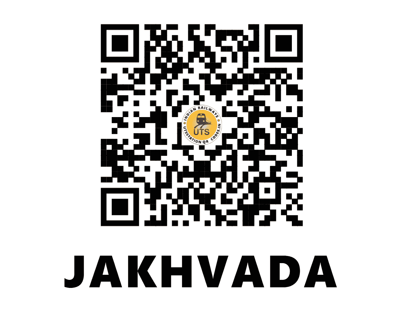 UTS QR Code for JAKHVADA - JKA - WR (GUJARAT)