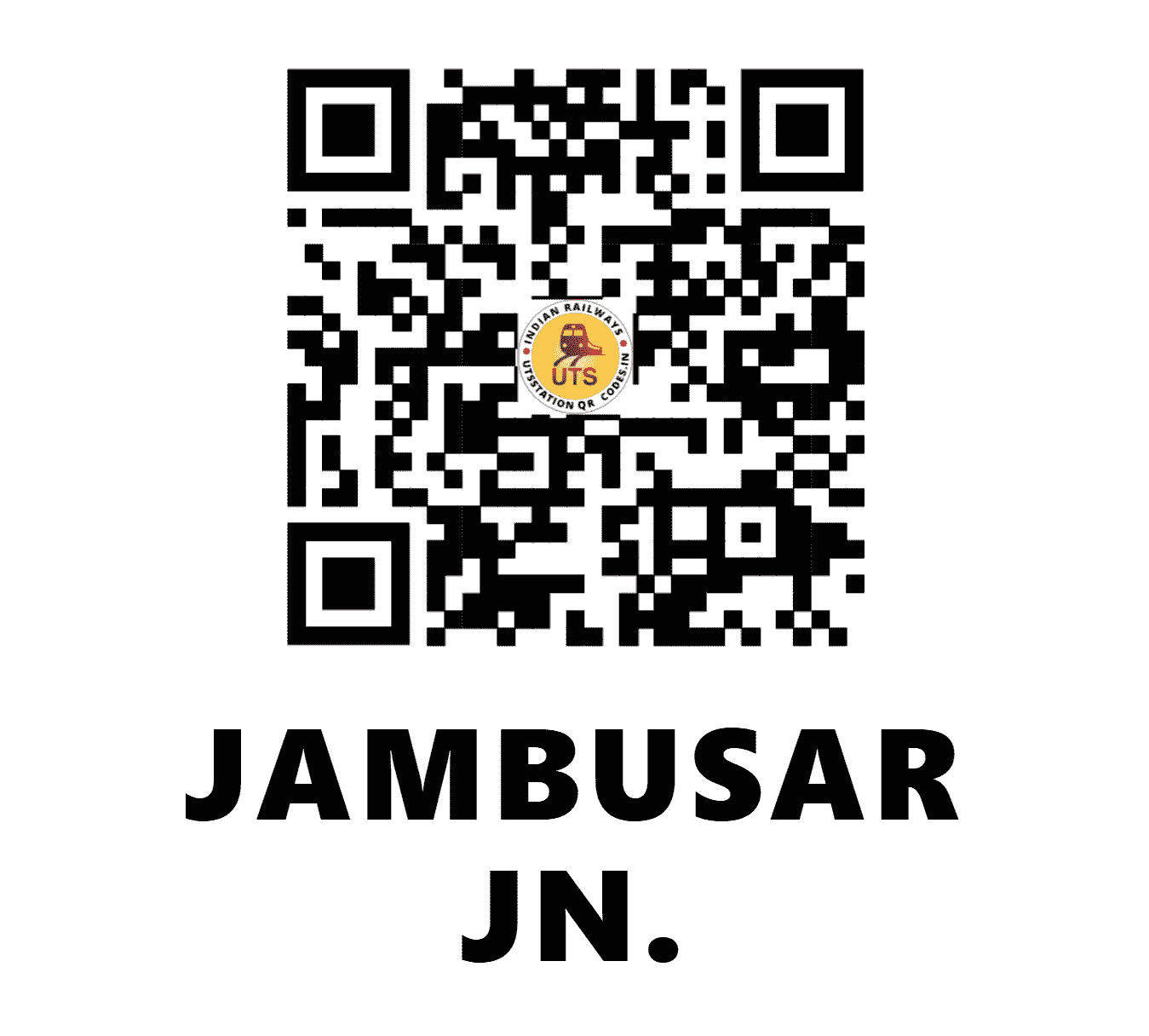 UTS QR Code for JAMBUSAR JN. - JMB - WR (GUJARAT)