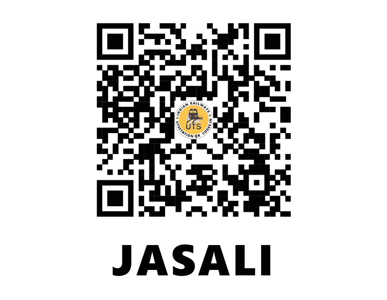 UTS QR Code for JASALI - JSI - WR (GUJARAT)
