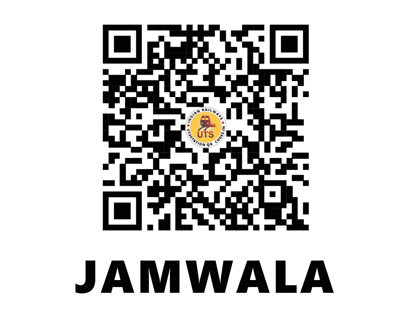 UTS QR Code for JAMWALA - JVL - WR (GUJARAT)