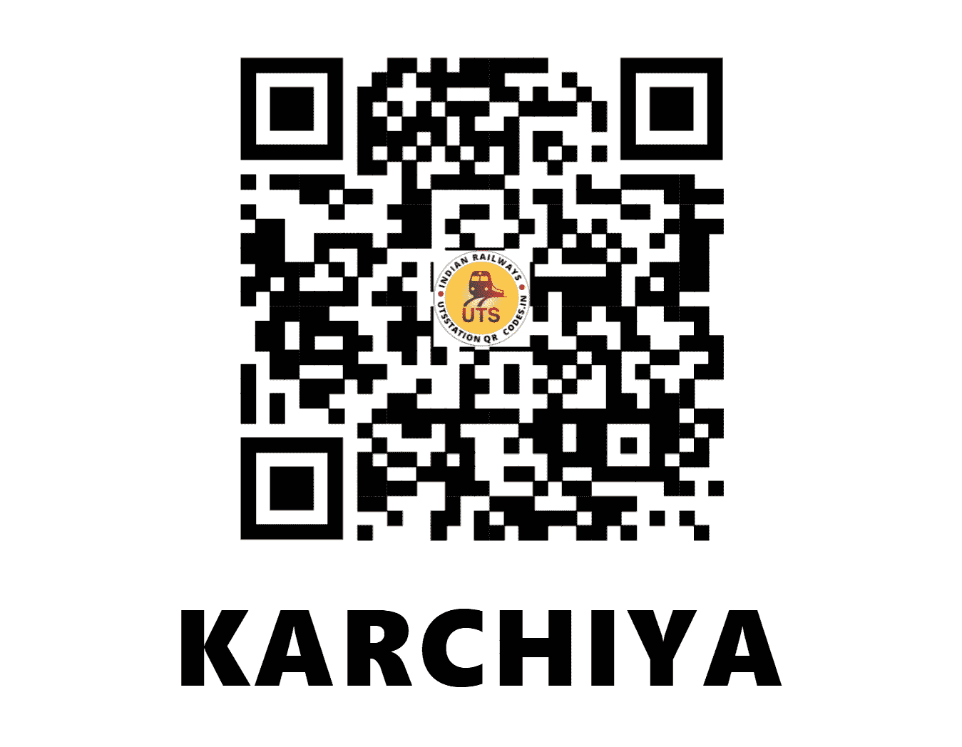 UTS QR Code for KARCHIYA - KCHA - WR (GUJARAT)