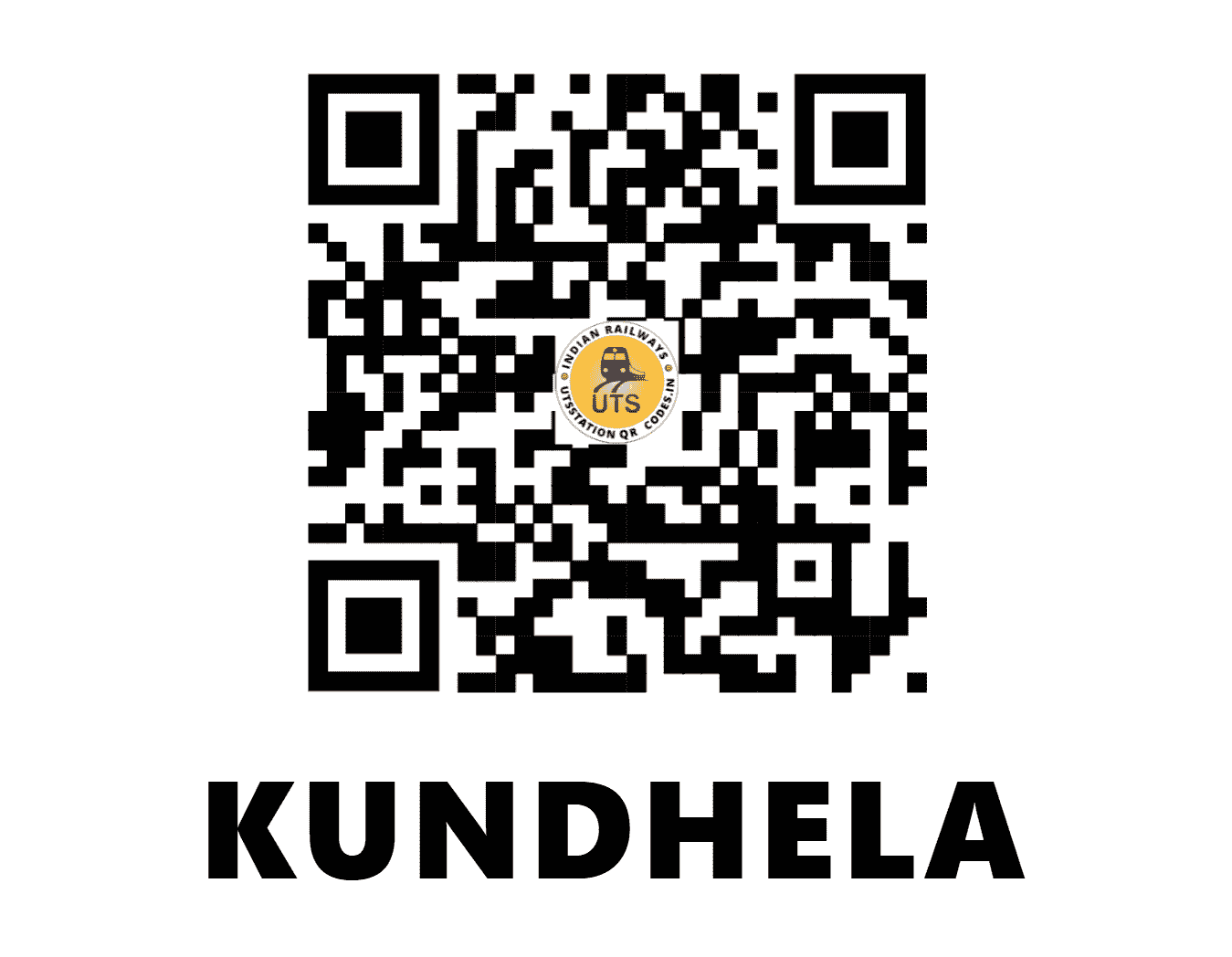 UTS QR Code for KUNDHELA - KDHL - WR (GUJARAT)