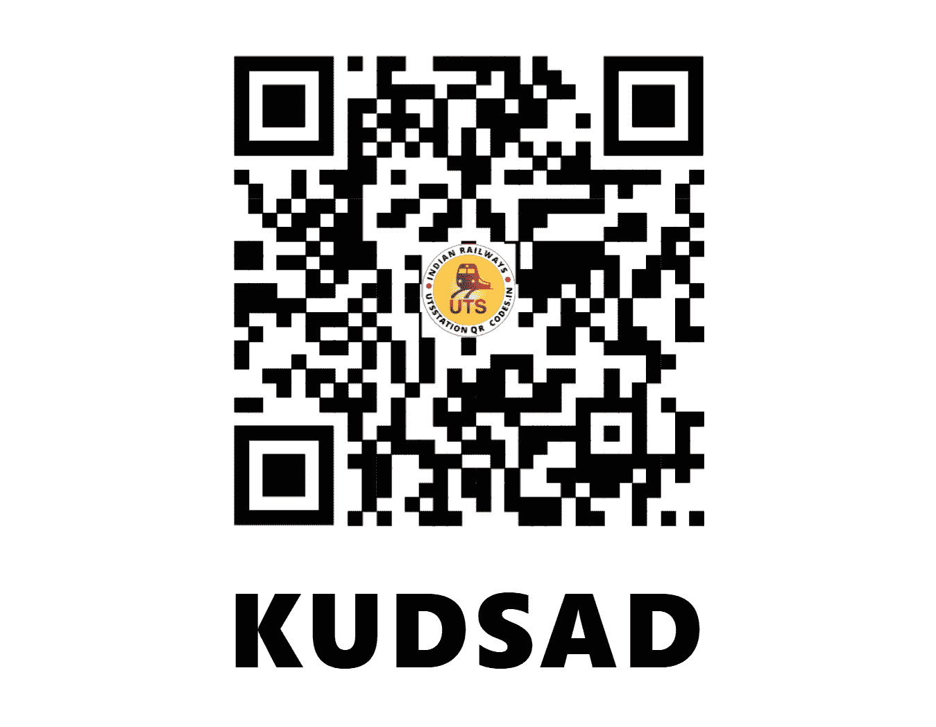 UTS QR Code for KUDSAD - KDSD - WR (GUJARAT)