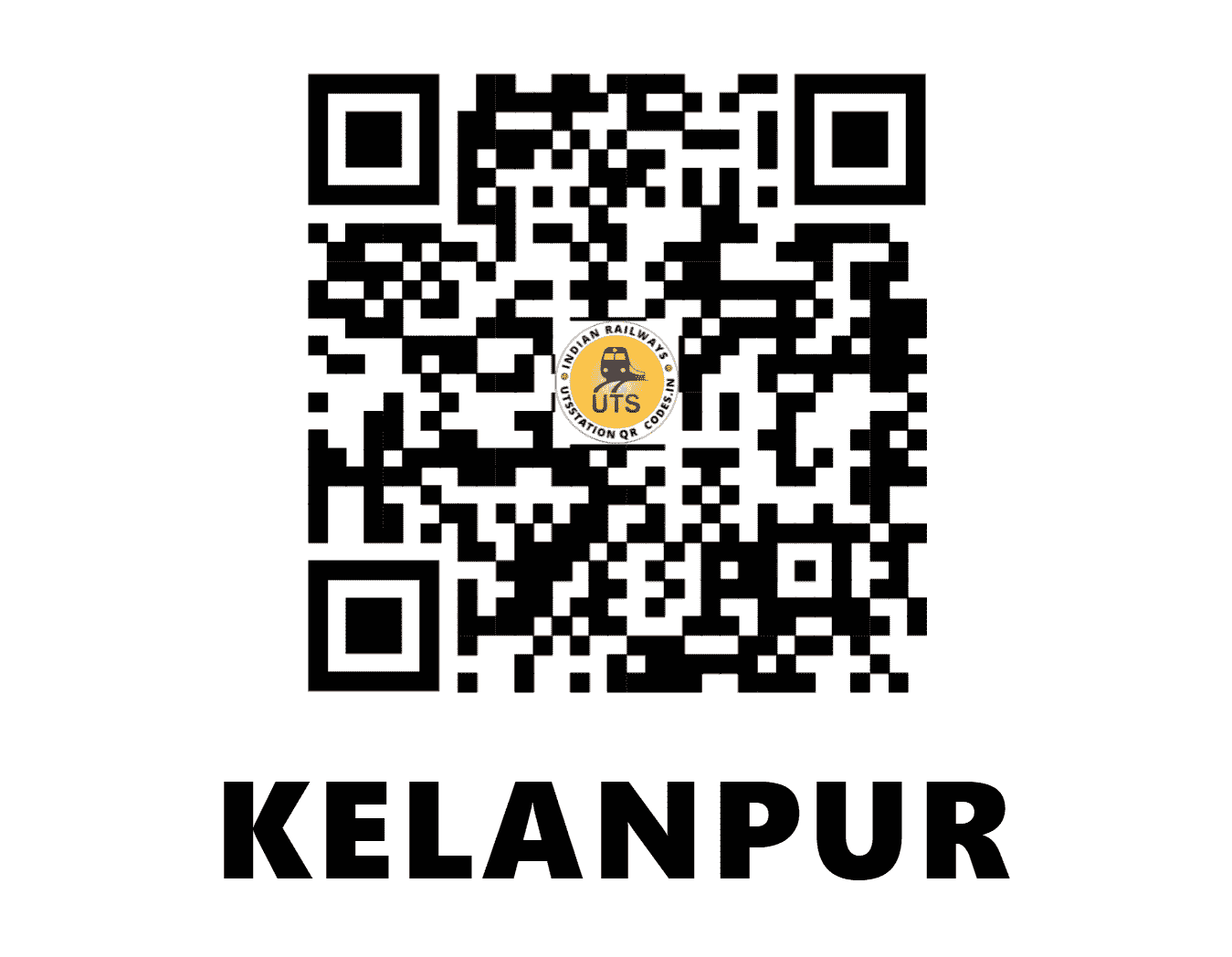 UTS QR Code for KELANPUR - KEP - WR (GUJARAT)