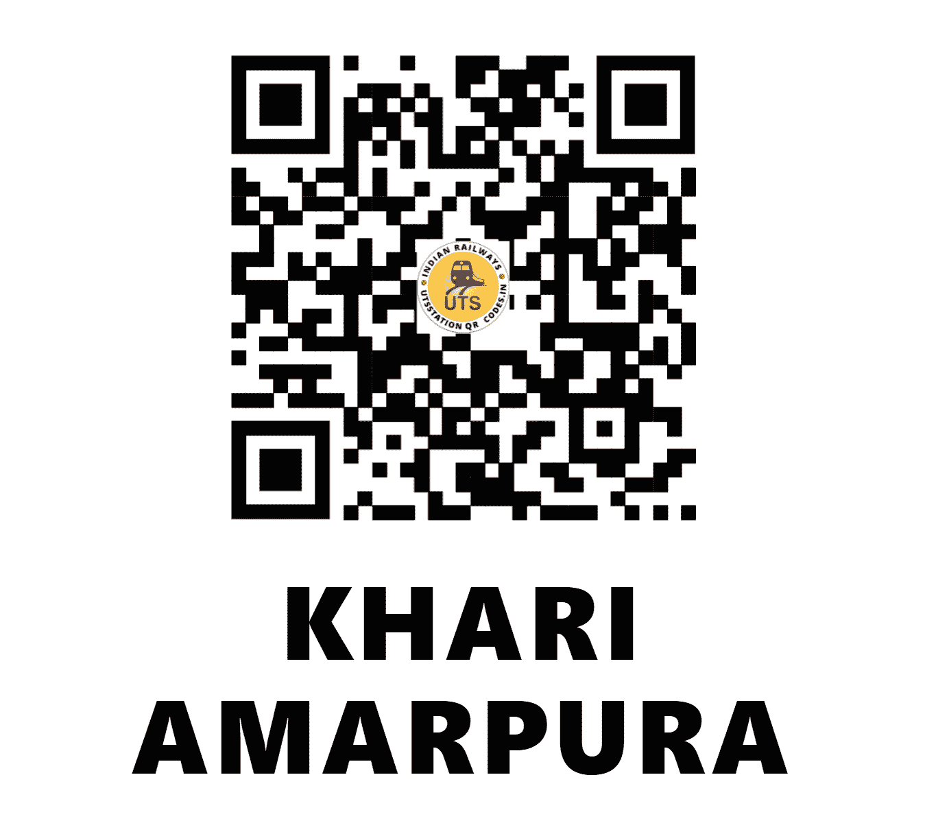 UTS QR Code for KHARI AMARPURA - KIA - WR (GUJARAT)