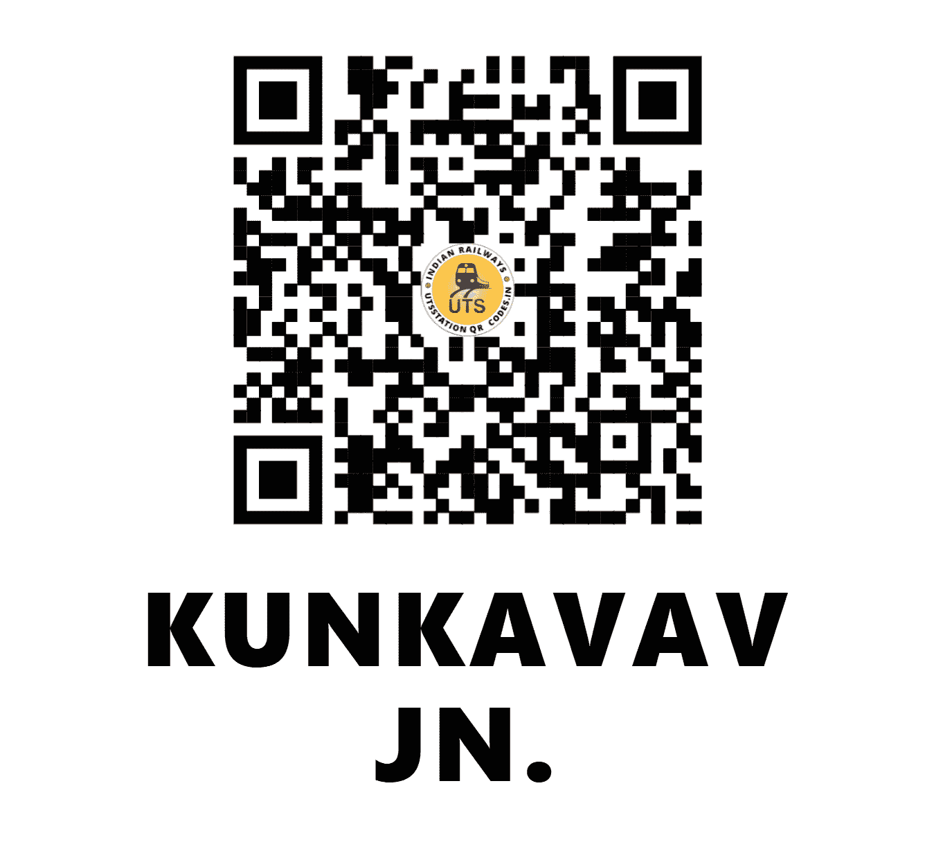 UTS QR Code for KUNKAVAV JN. - KKV - WR (GUJARAT)
