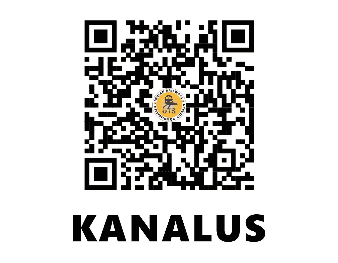UTS QR Code for KANALUS - KNLS - WR (GUJARAT)