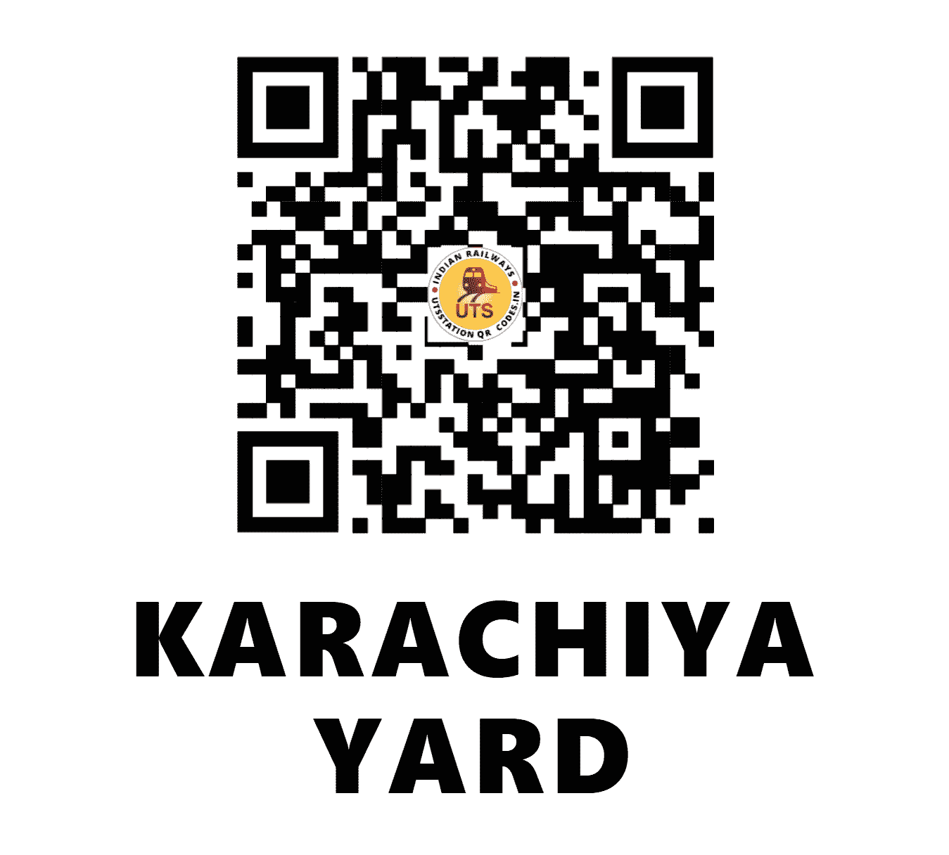 UTS QR Code for KARACHIYA YARD - KRCA - WR (GUJARAT)
