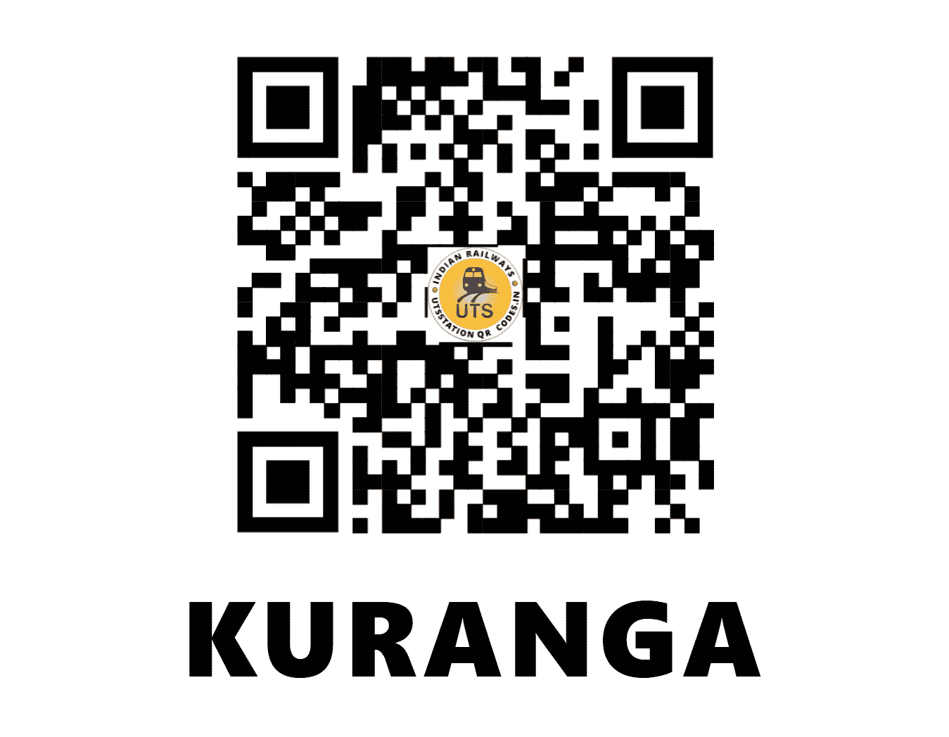 UTS QR Code for KURANGA - KRGA - WR (GUJARAT)