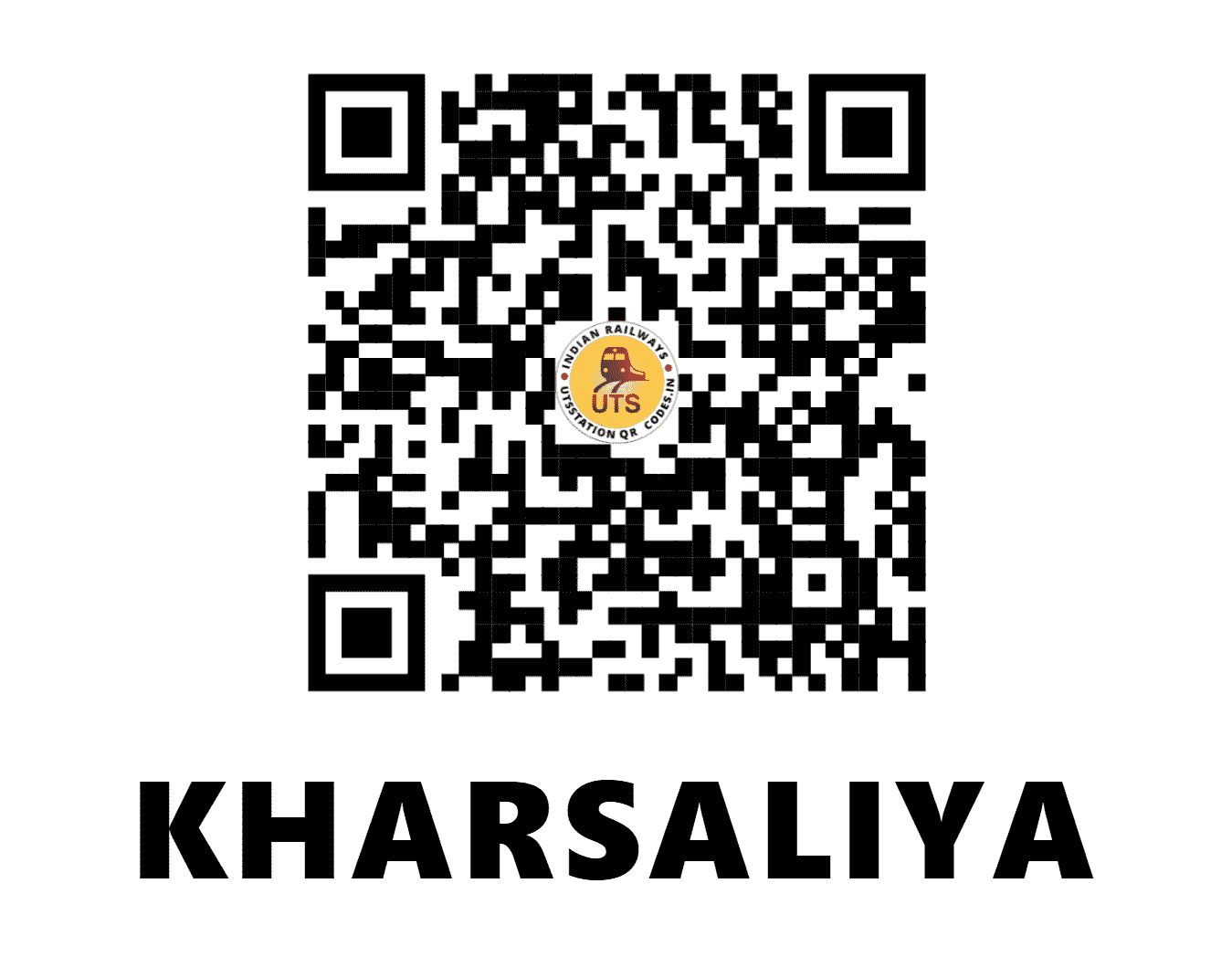 UTS QR Code for KHARSALIYA - KRSA - WR (GUJARAT)