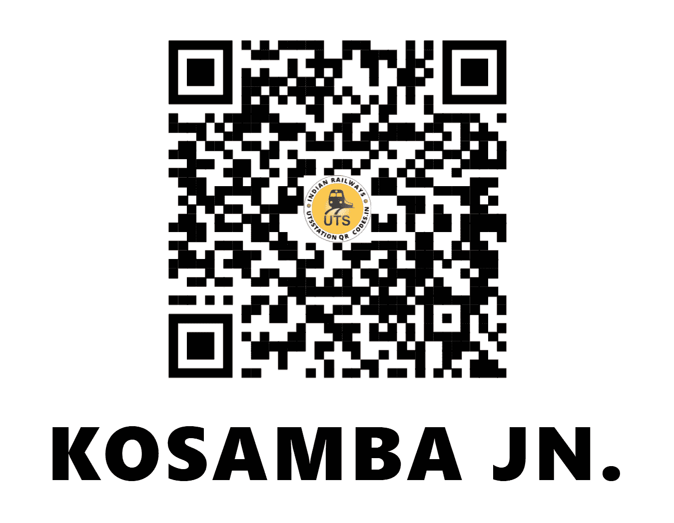 UTS QR Code for KOSAMBA JN. - KSB - WR (GUJARAT)