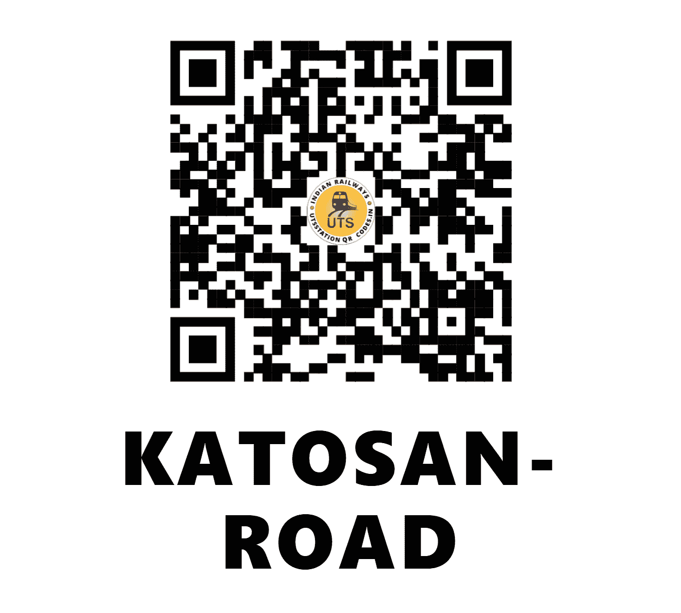 UTS QR Code for KATOSAN- ROAD - KTRD - WR (GUJARAT)