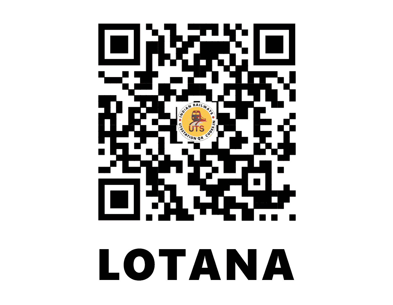 UTS QR Code for LOTANA - LAN - WR (GUJARAT)