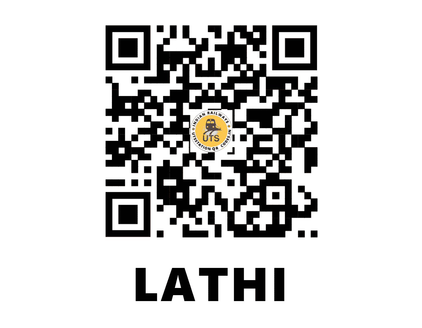 UTS QR Code for LATHI - LAT - WR (GUJARAT)