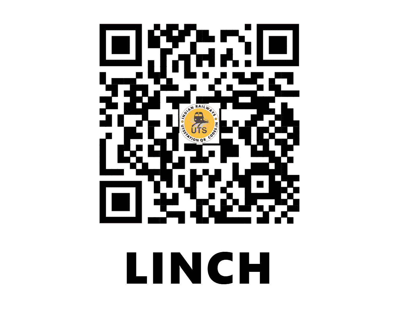 UTS QR Code for LINCH - LCH - WR (GUJARAT)