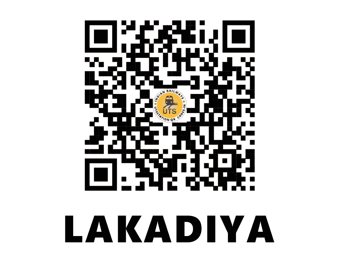 UTS QR Code for LAKADIYA - LKZ - WR (GUJARAT)
