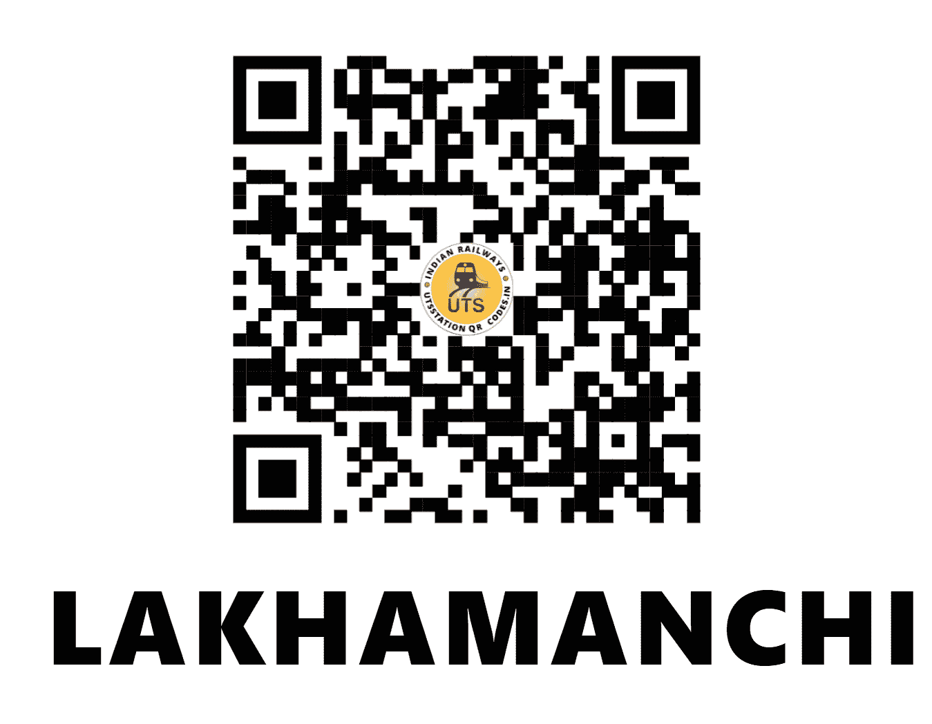 UTS QR Code for LAKHAMANCHI - LMC - WR (GUJARAT)