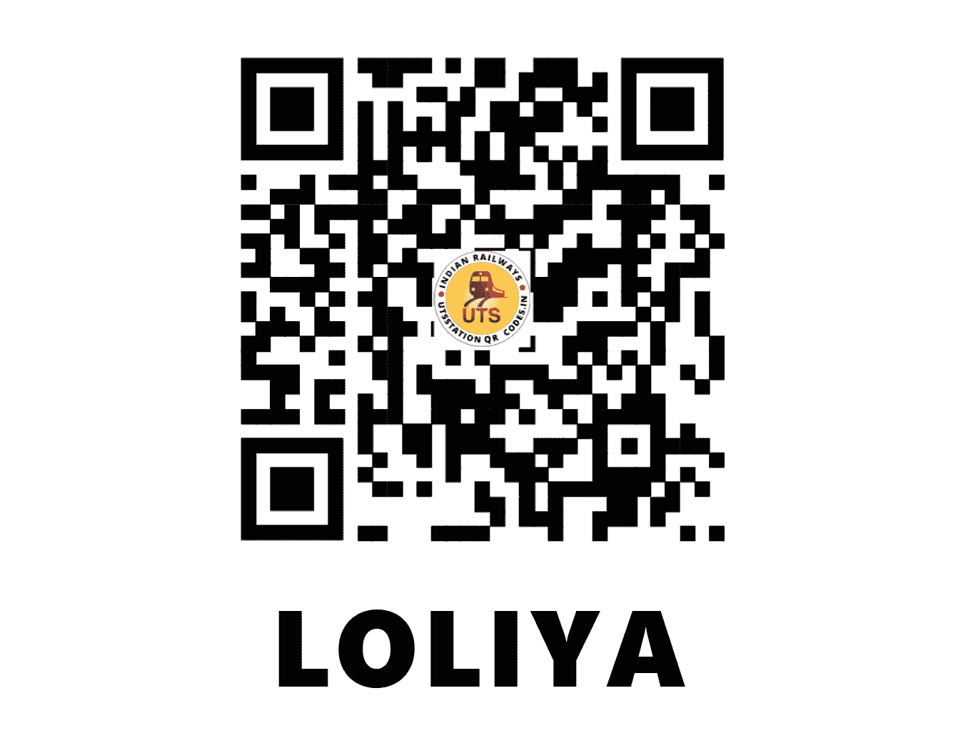 UTS QR Code for LOLIYA - LO - WR (GUJARAT)