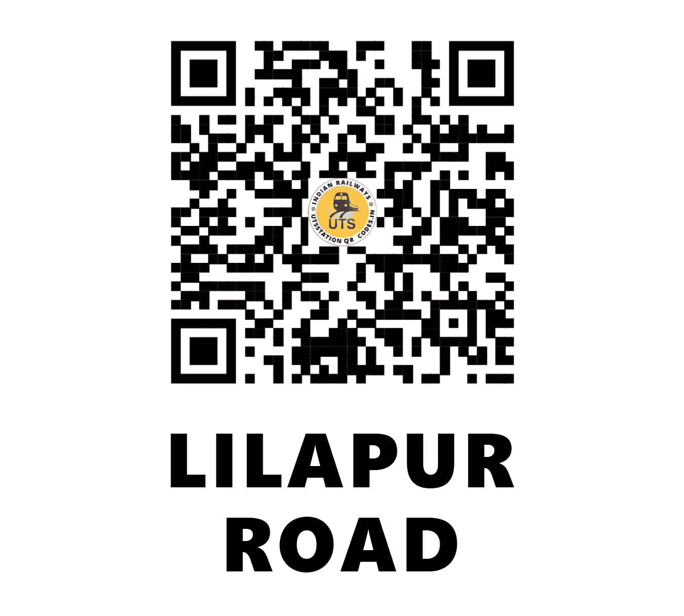 UTS QR Code for LILAPUR ROAD - LPR - WR (GUJARAT)