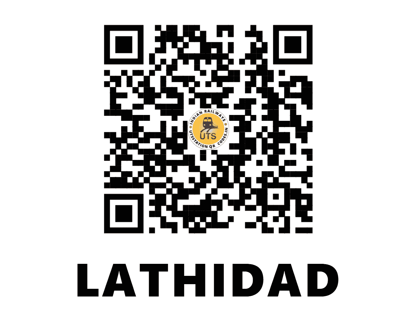 UTS QR Code for LATHIDAD - LTD - WR (GUJARAT)