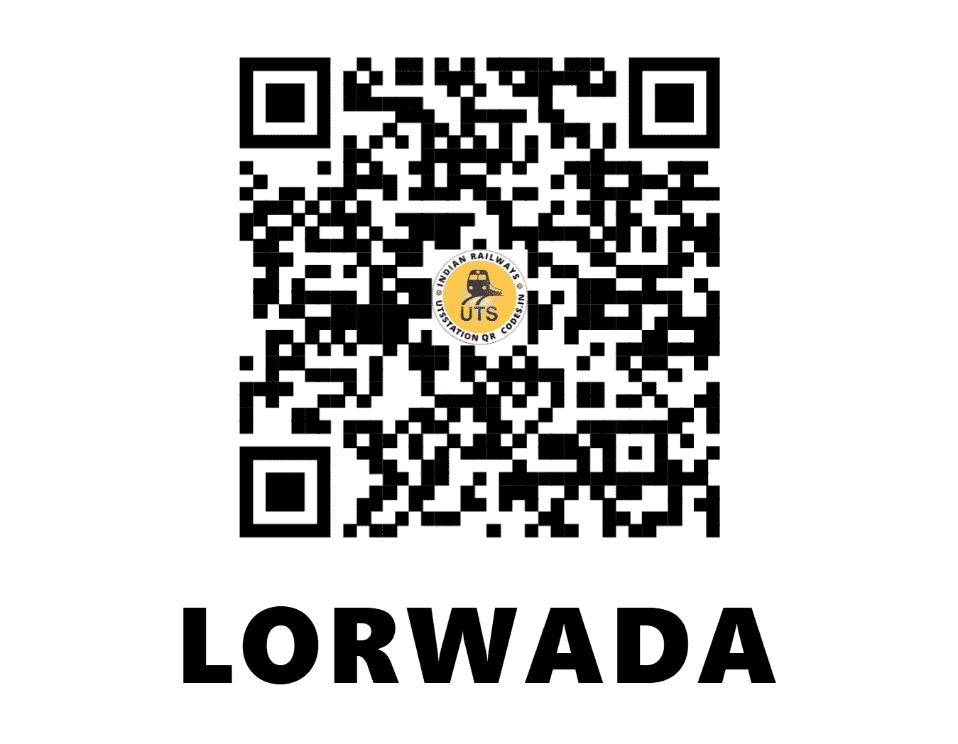 UTS QR Code for LORWADA - LW - WR (GUJARAT)