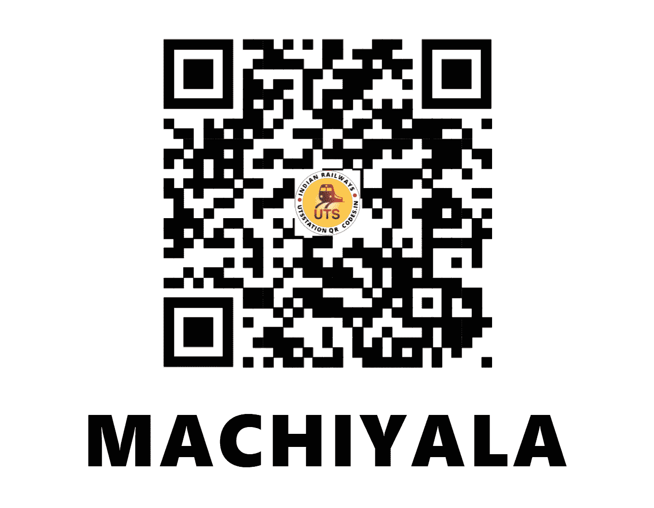 UTS QR Code for MACHIYALA - MAC - WR (GUJARAT)