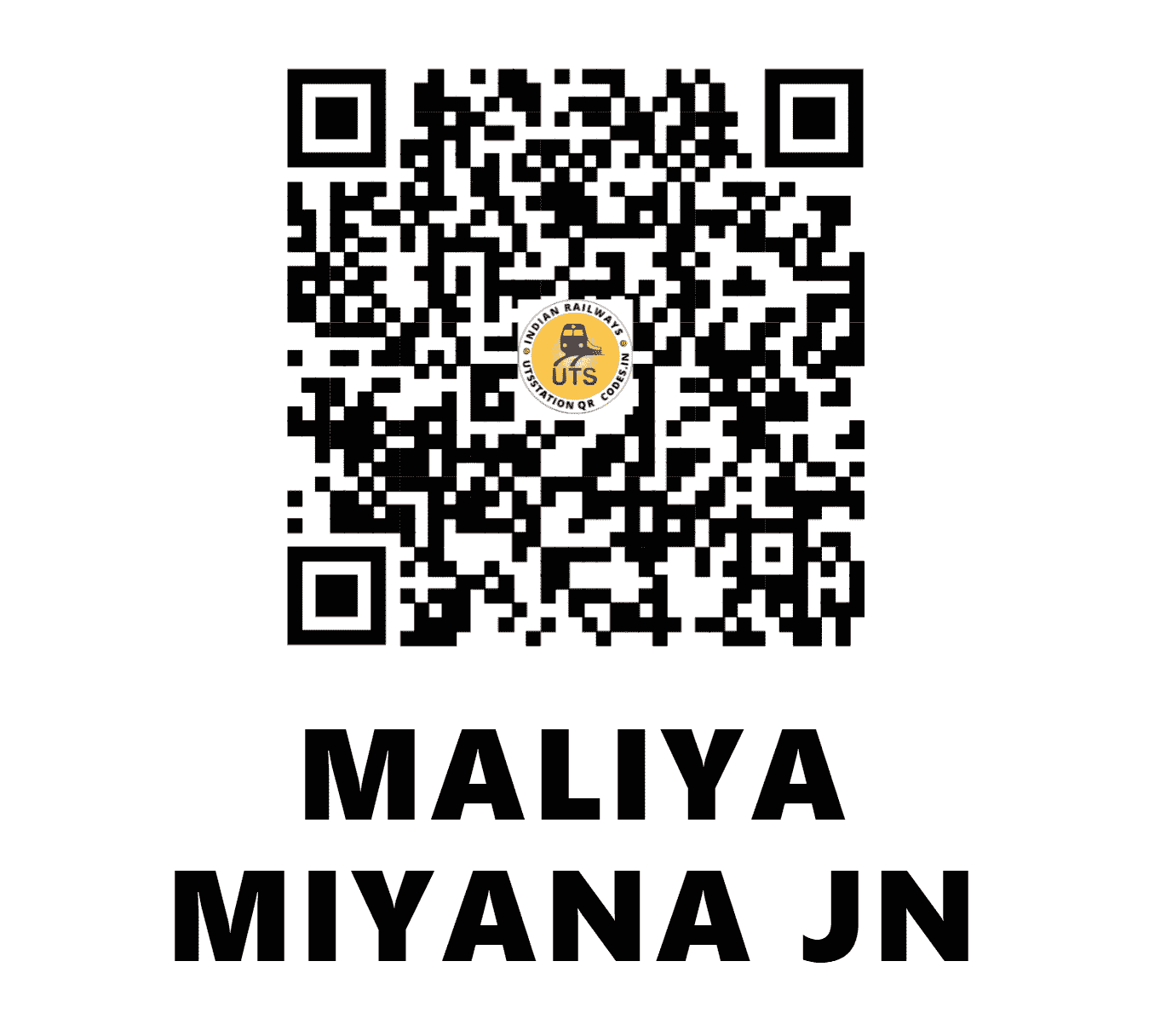 UTS QR Code for MALIYA MIYANA JN - MALB - WR (GUJARAT)