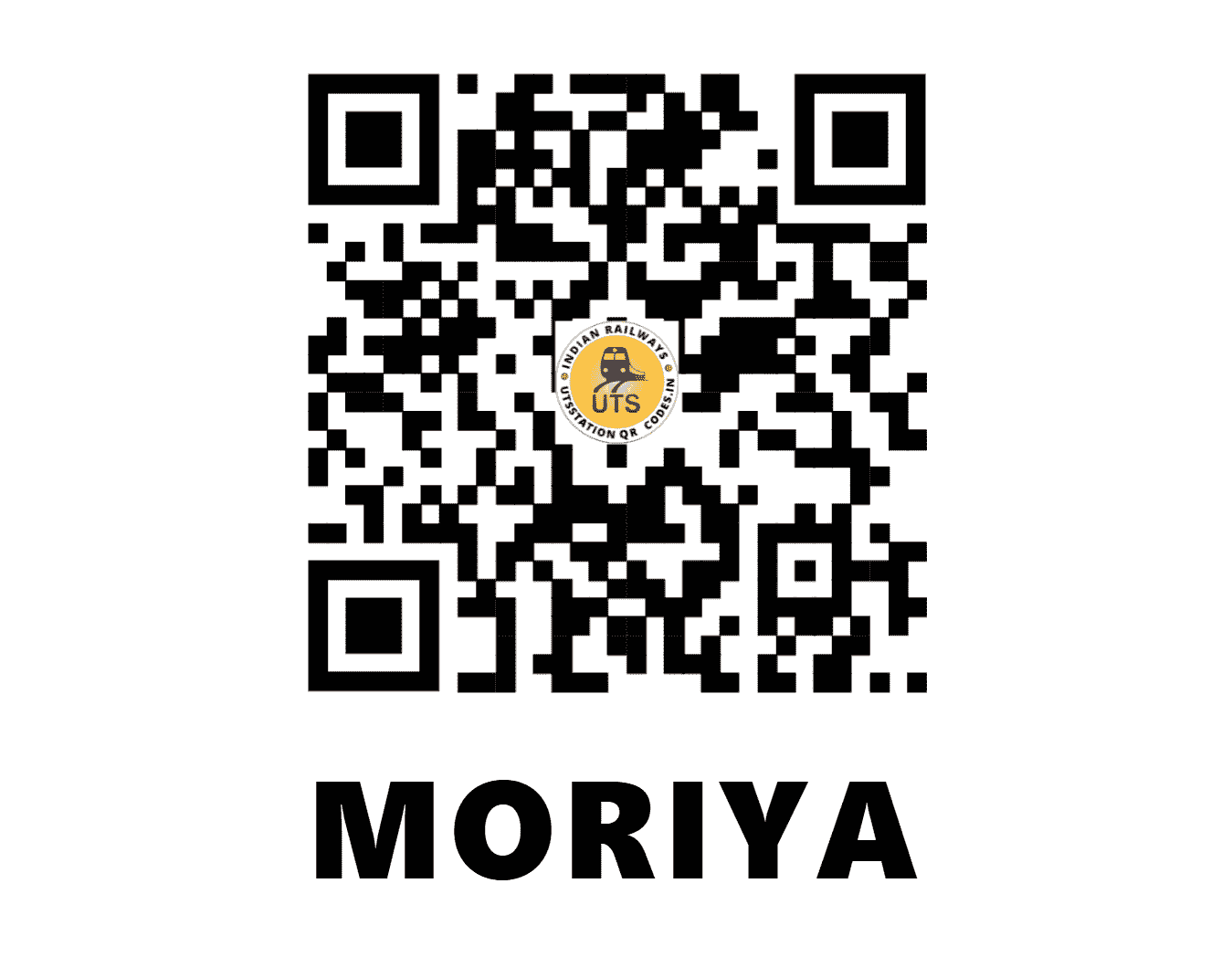 UTS QR Code for MORIYA - MORY - WR (GUJARAT)