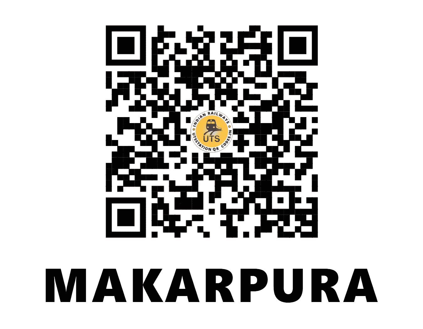 UTS QR Code for MAKARPURA - MPR - WR (GUJARAT)