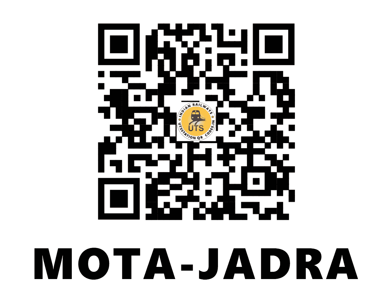 UTS QR Code for MOTA-JADRA - MQZ - WR (GUJARAT)