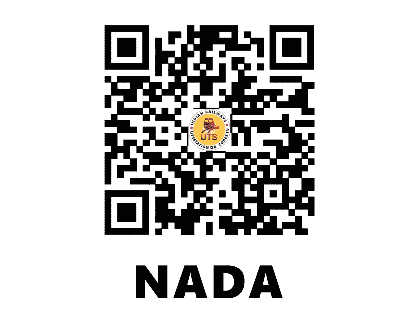 UTS QR Code for NADA - NADA - WR (GUJARAT)