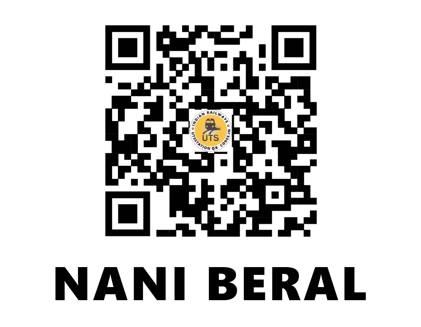 UTS QR Code for NANI BERAL - NBRL - WR (GUJARAT)