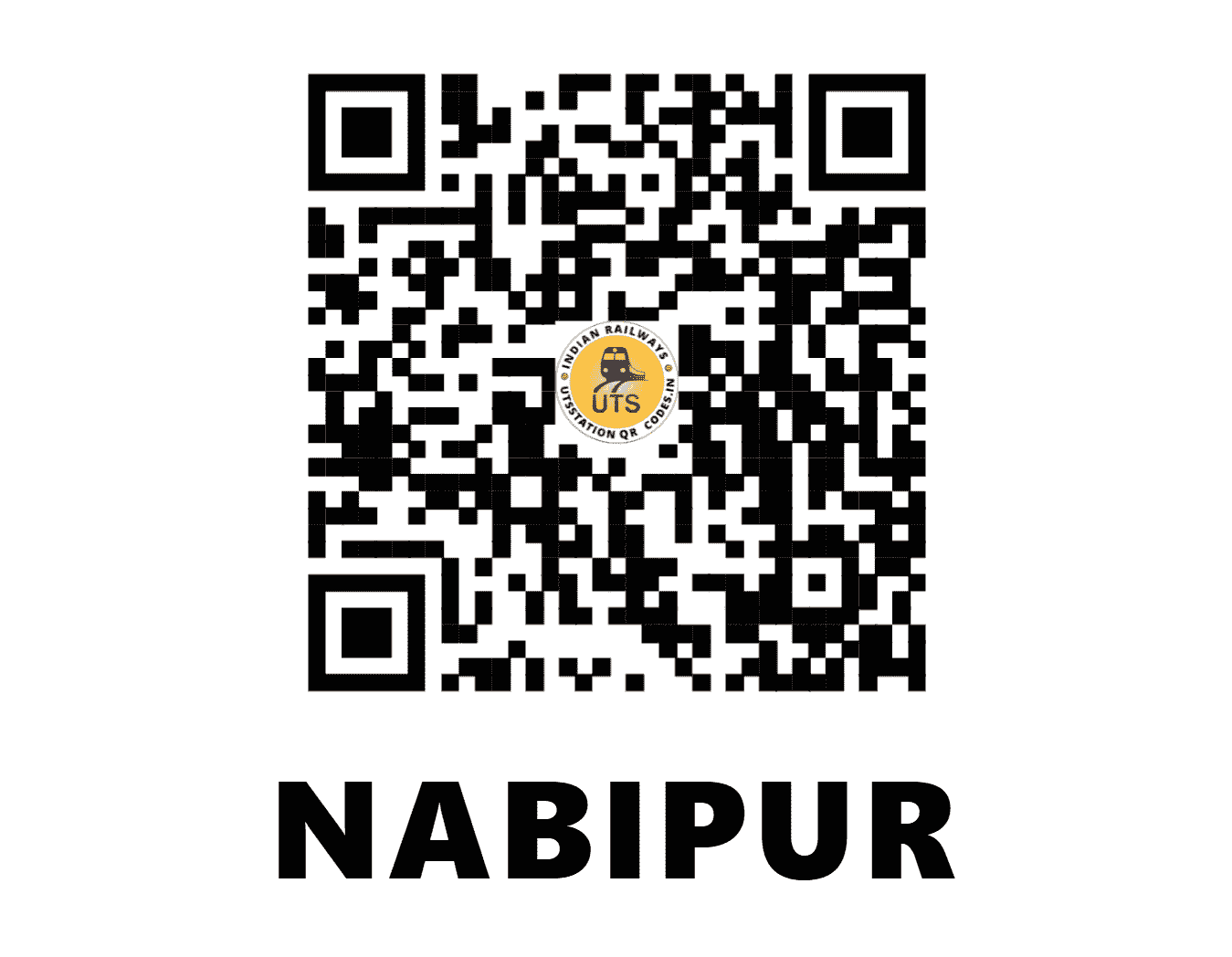 UTS QR Code for NABIPUR - NIU - WR (GUJARAT)
