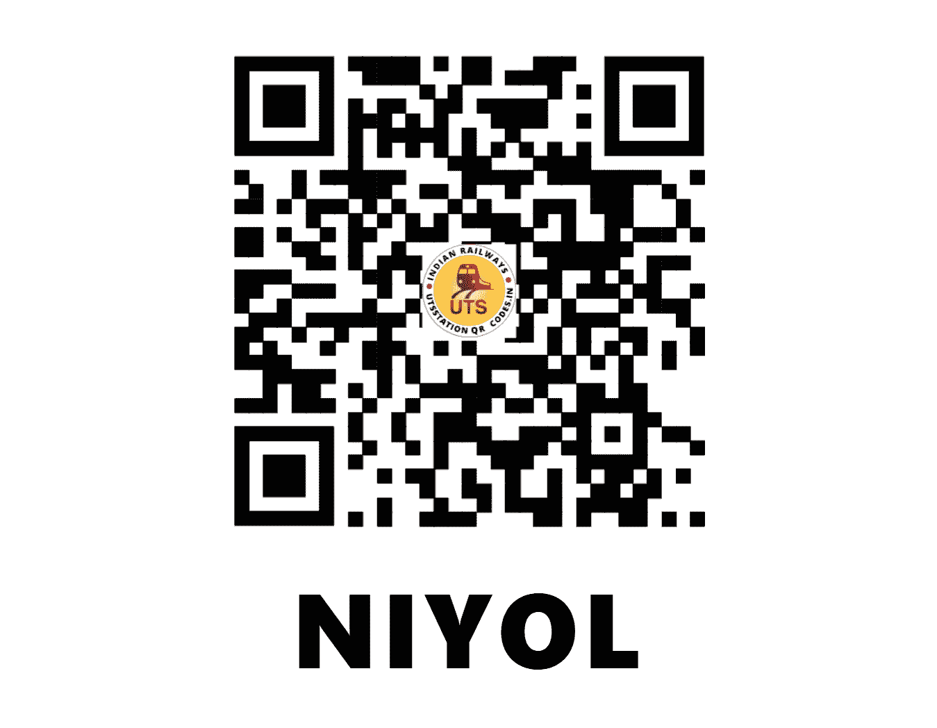 UTS QR Code for NIYOL - NOL - WR (GUJARAT)