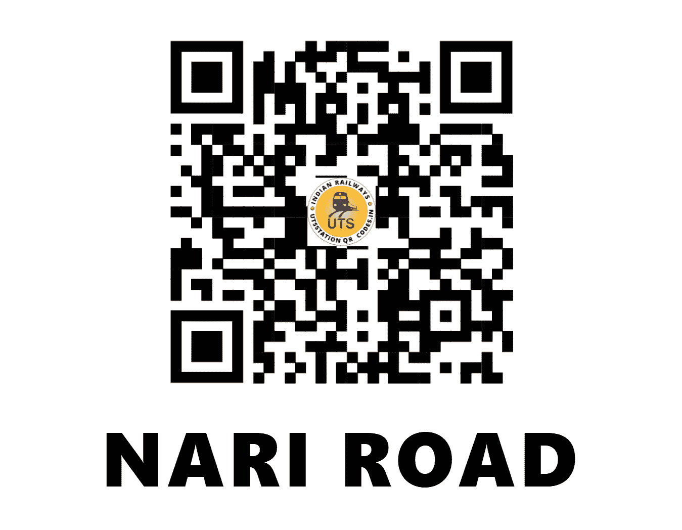 UTS QR Code for NARI ROAD - NROD - WR (GUJARAT)