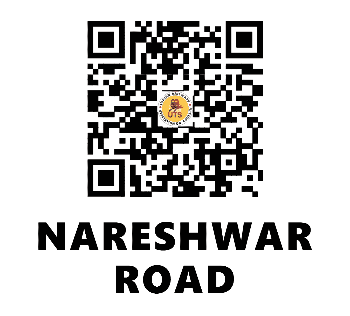 UTS QR Code for NARESHWAR ROAD - NRUR - WR (GUJARAT)