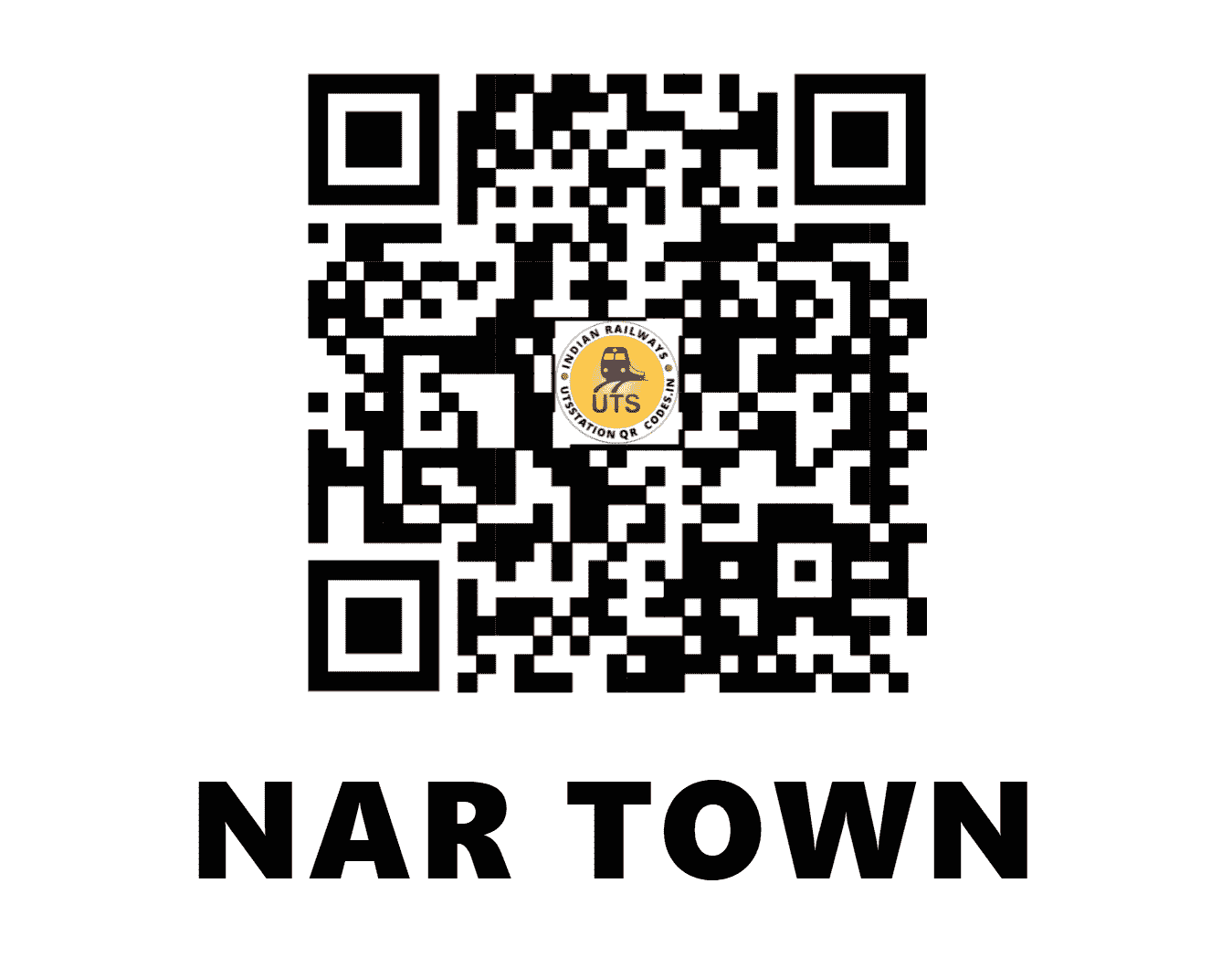 UTS QR Code for NAR TOWN - NTN - WR (GUJARAT)