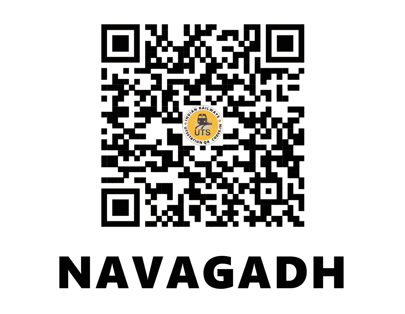 UTS QR Code for NAVAGADH - NUD - WR (GUJARAT)